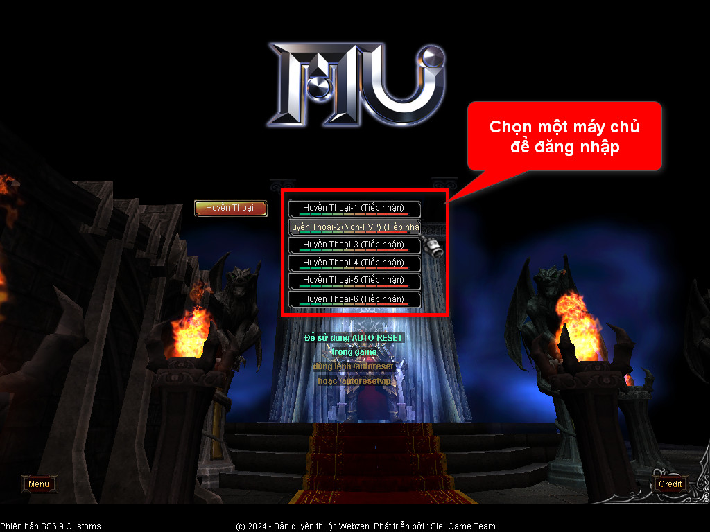 Chức năng chính của Game MU Phục Sinh